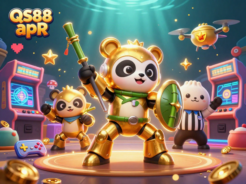 Engage in high-stakes fun with QS88 apR while enjoying colorful casino-themed action.