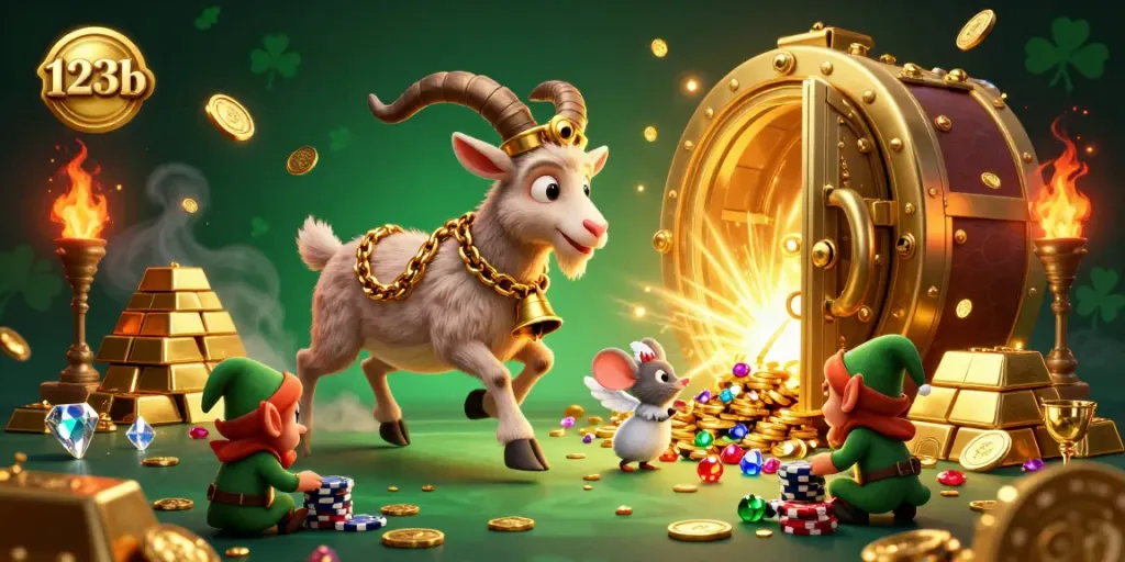 Engage with exciting casino adventures at 123b featuring vivid 3D characters and dynamic elements.