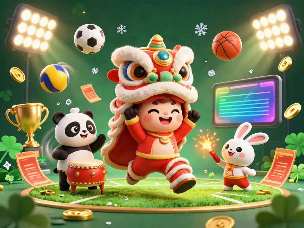 Experience thrilling sports betting with gà vàng tv in a dynamic 3D scene featuring vibrant characters and motion elements.