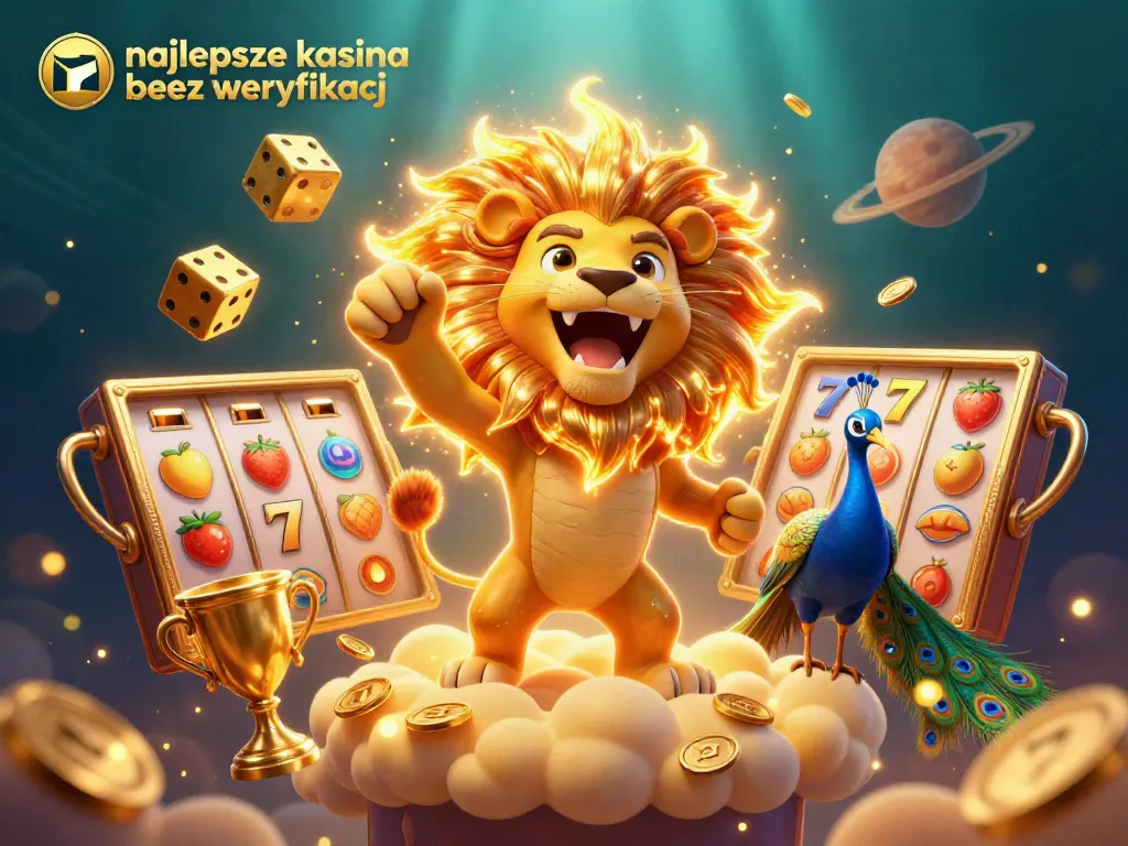 Experience the thrill at najlepsze kasyna bez weryfikacji with vibrant slot reels and dynamic gaming elements.